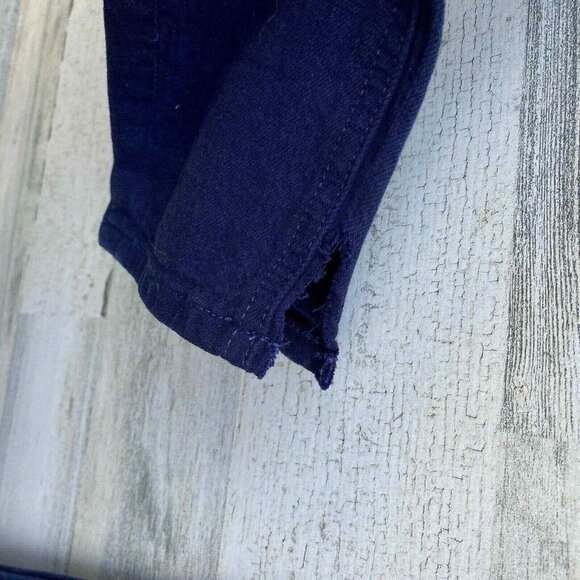 Madewell Skinny Skinny Jeans Womens 25 x 34 Blue Dip Dye Color Fade‎ Ankle Slit - Picture 11 of 11